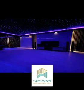 تصميم ديكورات مضيئة بالرياض