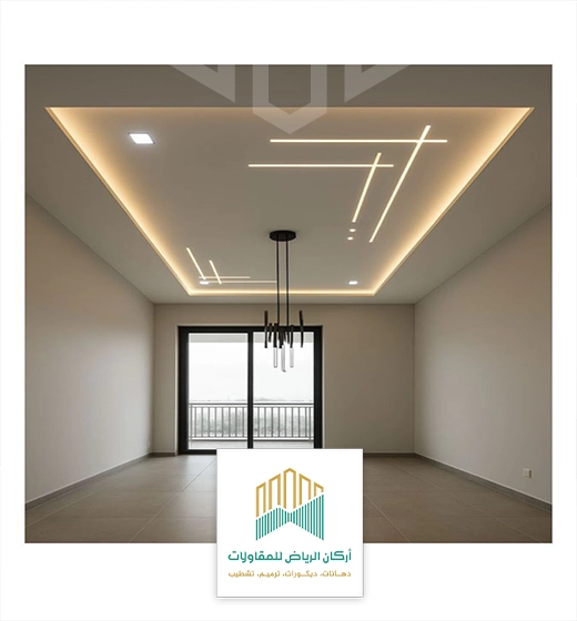ديكور اضاءة السقف