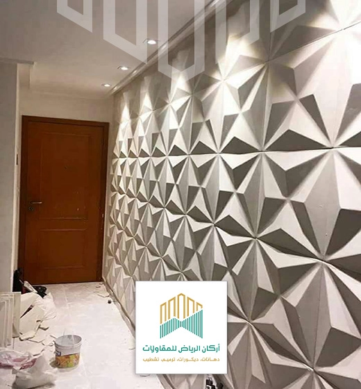 ديكورات فايبر للمداخل بالرياض