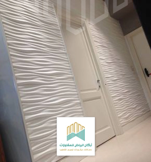 ديكورات فايبر للمداخل بالرياض