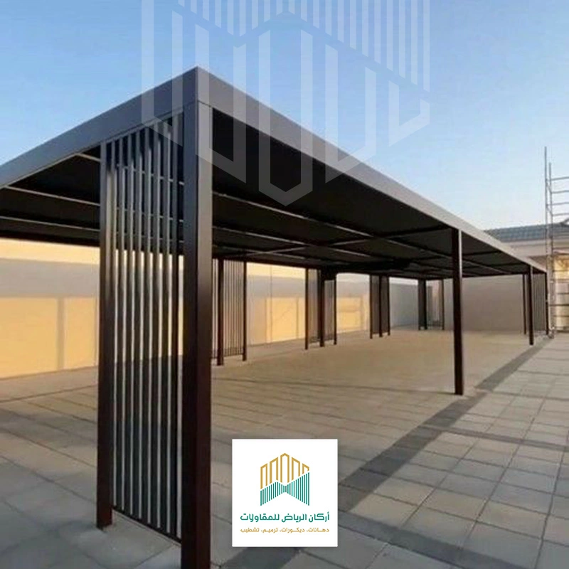 مظلات حديد للسيارات في الرياض