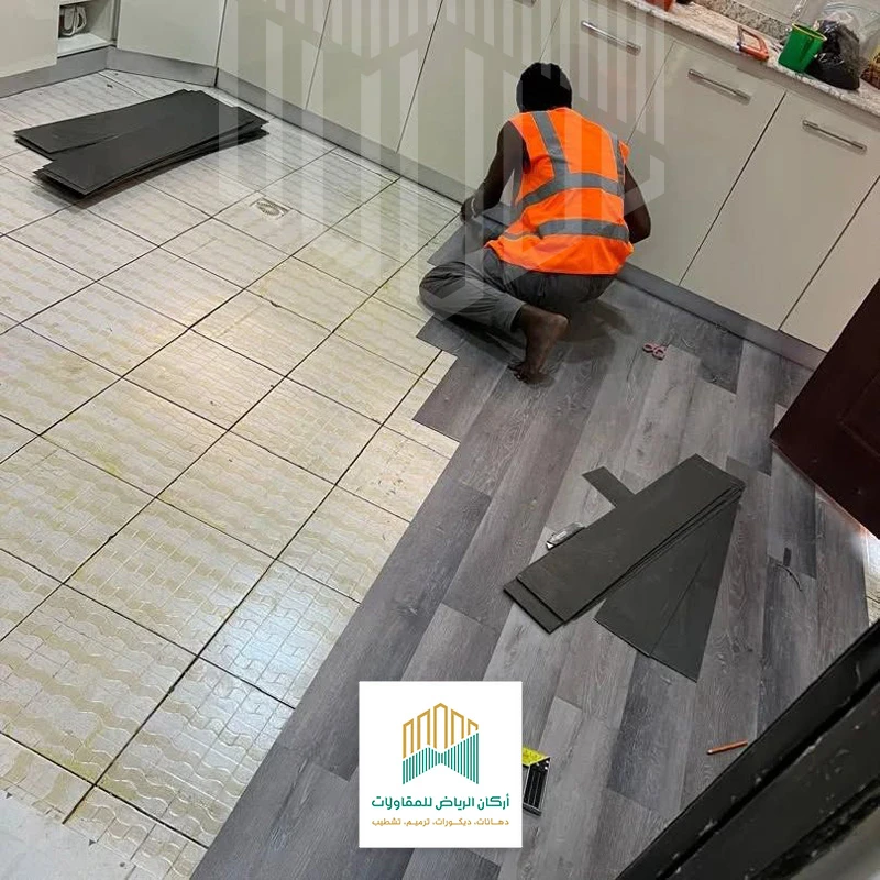 باركيه مع التركيب بالرياض